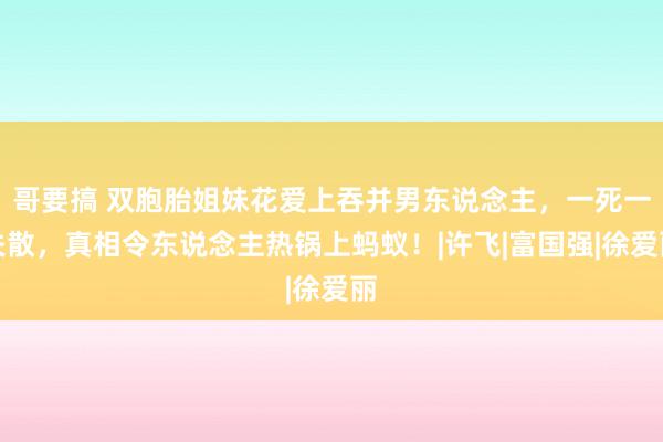 哥要搞 双胞胎姐妹花爱上吞并男东说念主，一死一失散，真相令东说念主热锅上蚂蚁！|许飞|富国强|徐爱丽